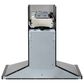 LG 36" Wall Mount Chimney Hood with 600 CFM Blower in Black Stainless Steel, , large
