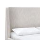 Simeon Collection Breckenridge Queen Wingback Bed in Grace Bone, , large