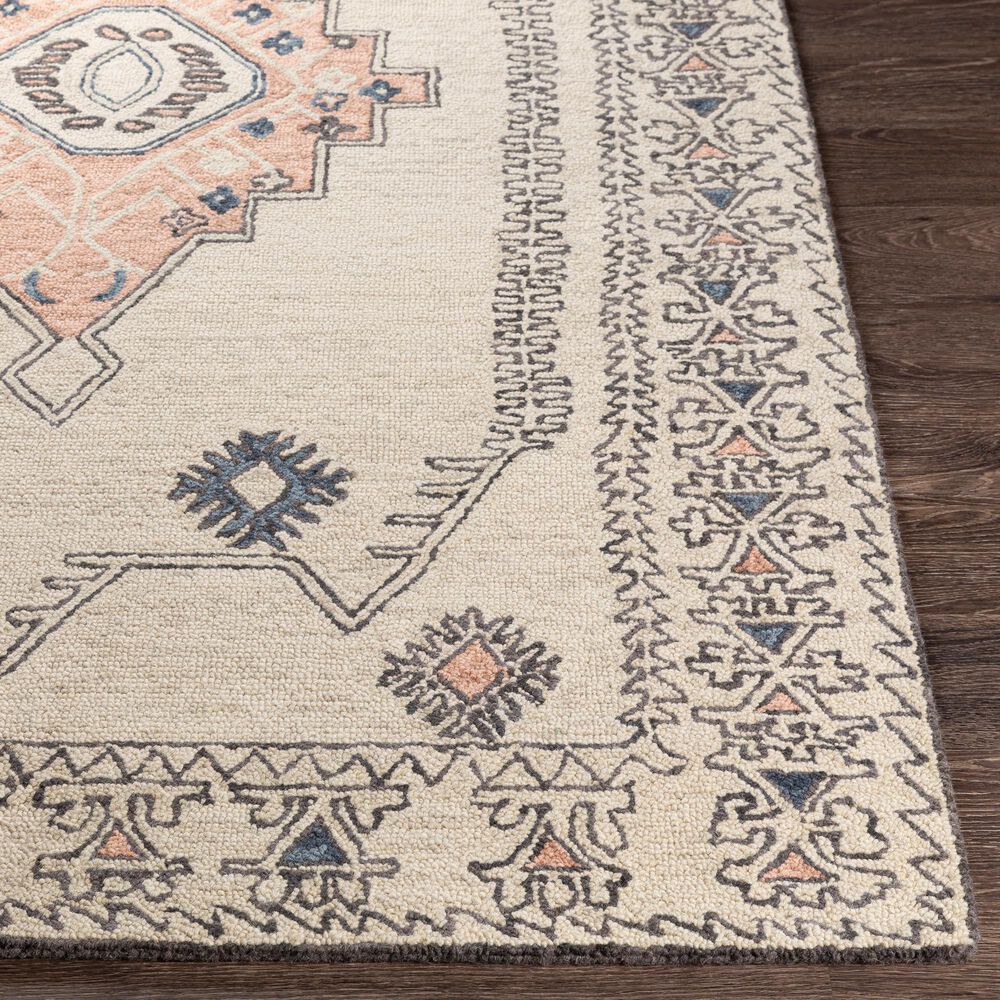 Surya Urfa URF-2302 2&#39; x 3&#39; Peach, Camel and Gray Area Rug, , large