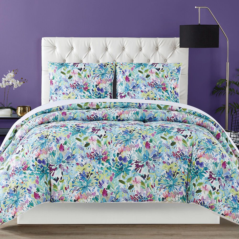 Pem America Dahlia 3-Piece Full/Queen Duvet Set, , large