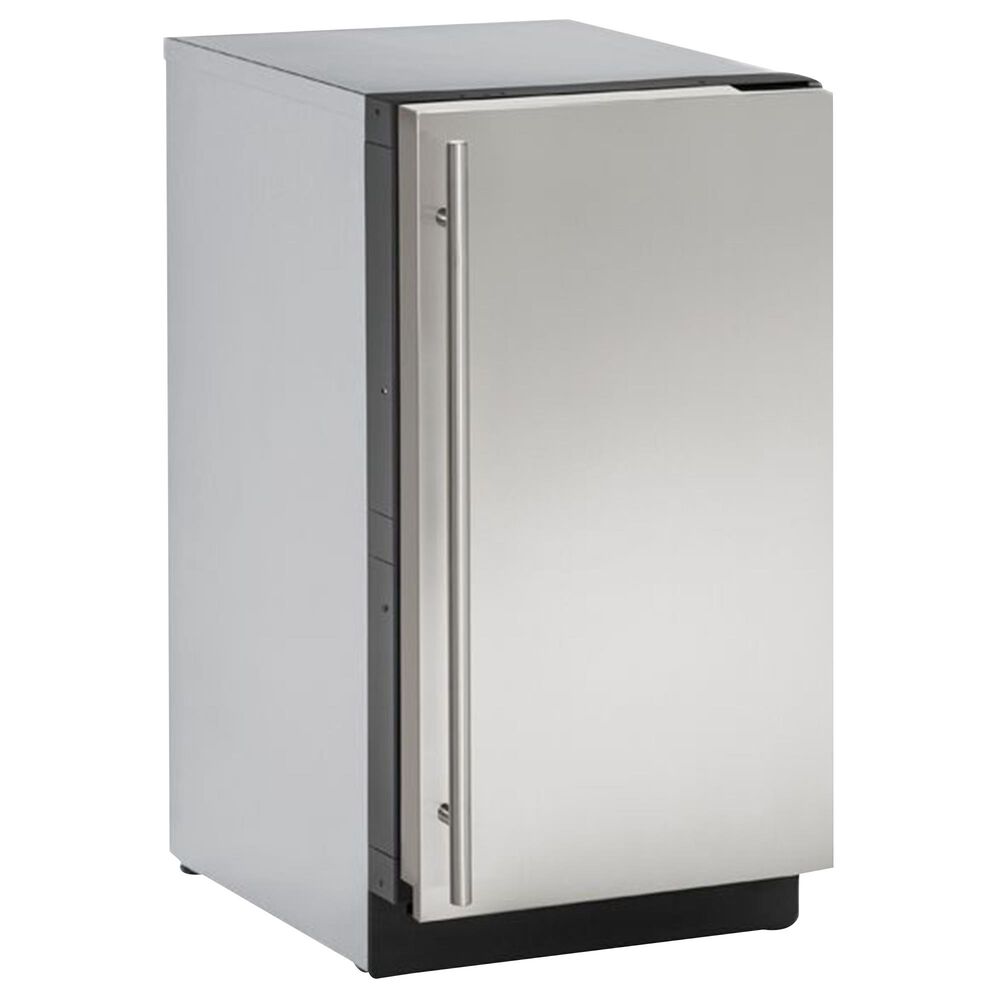U-Line 18" Clear Ice Machine with Pump in Stainless Steel, , large