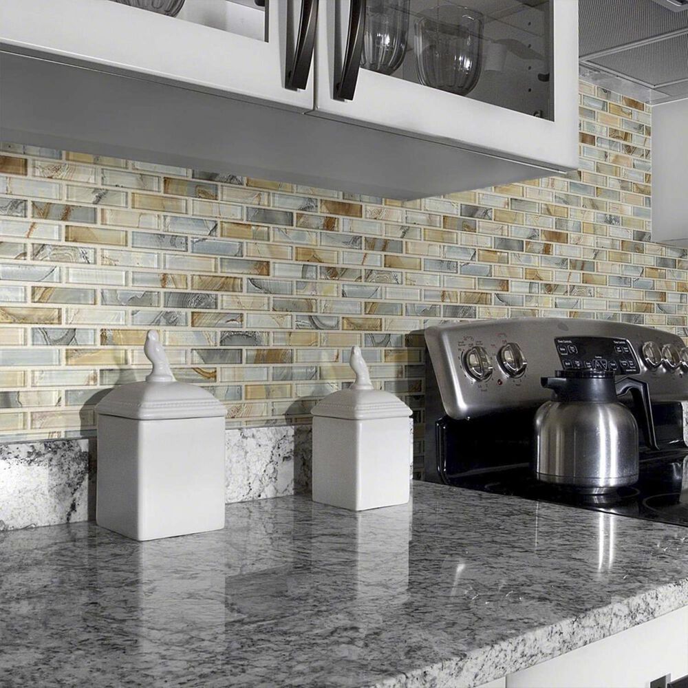 Shaw Mercury Gilt 12" x 12" Glass Tile Shop NFM