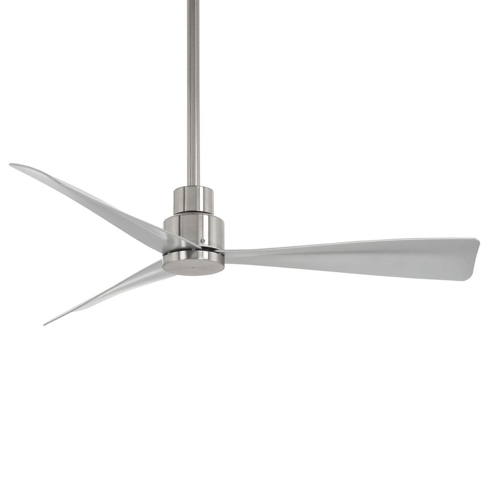 Minka-Aire Simple 44" Indoor/Outdoor Ceiling Fan in Brushed Nickel Wet, , large