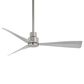 Minka-Aire Simple 44" Indoor/Outdoor Ceiling Fan in Brushed Nickel Wet, , large