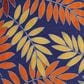 Nourison Aloha ALH18 5"3" Round Navy and Multicolor Indoor/Outdoor Area Rug, , large