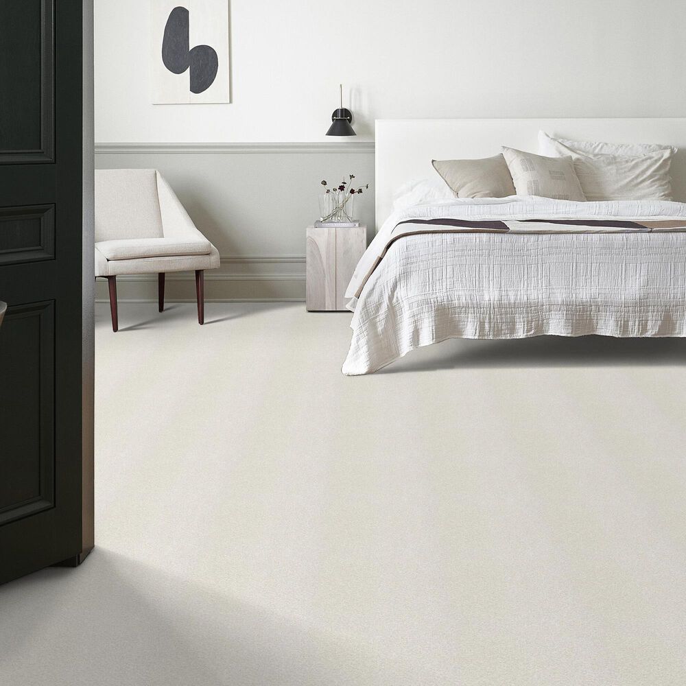 Shaw Tonal Comfort Blue Carpet in Clean Linen, , large