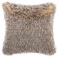 Safavieh Dusty Fur 20" Pillow in Gray, , large