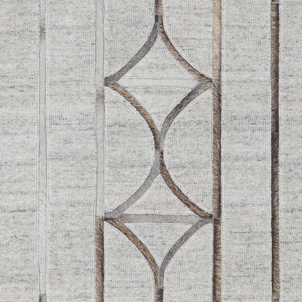 Surya Eloquent 10&#39; x 14&#39; Light Gray, Oatmeal, Medium Brown, Dark Brown and Black Area Rug, , large