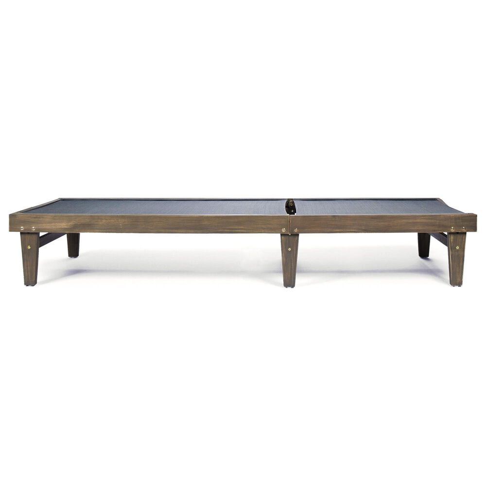 Hearth and Haven Summerland Outdoor Chaise Lounge with Mesh Seat in Dark Grey, , large