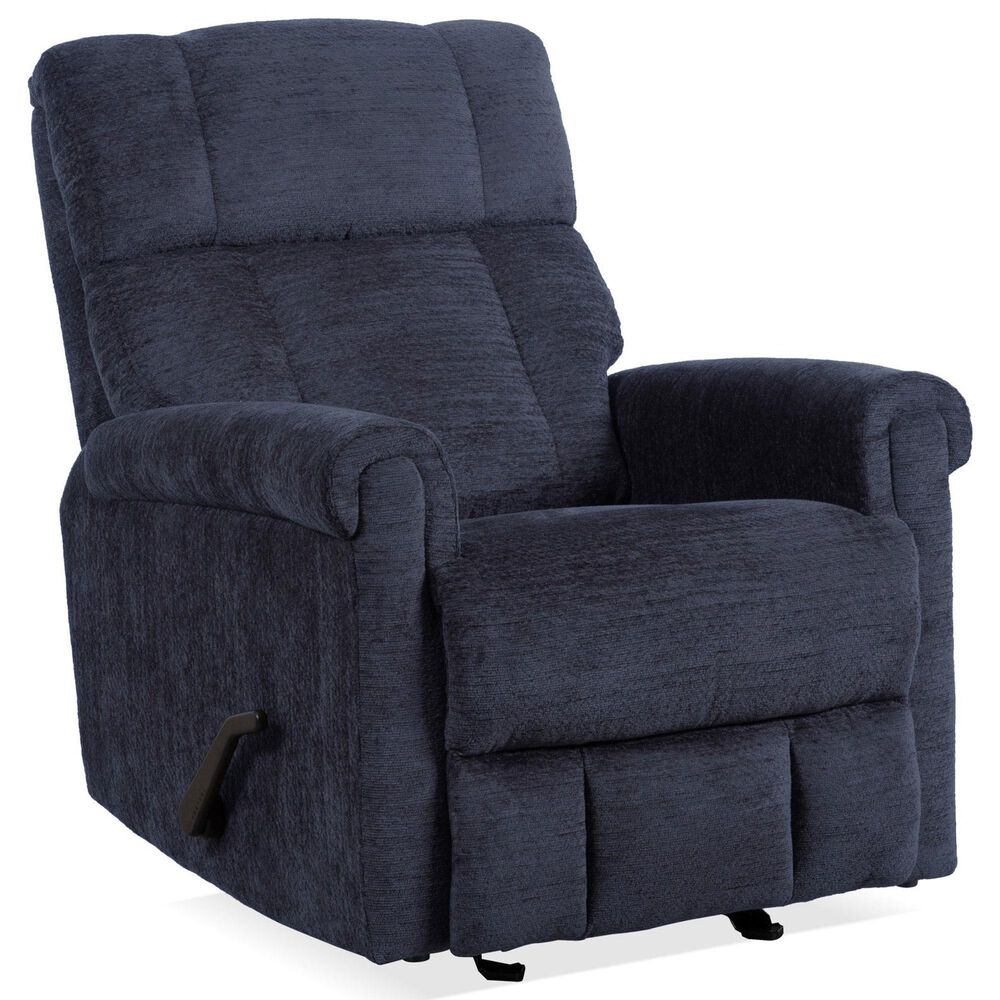 Flexsteel Classic Manual Gliding Recliner in Nocturne, , large
