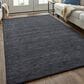 Feizy Luna 8" x 11" Black Area Rug, , large