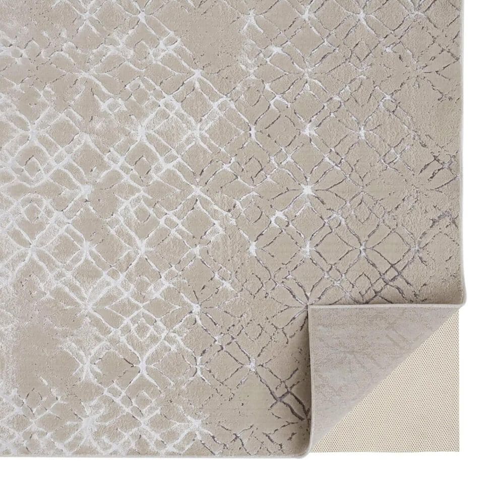 Feizy Micah 8&#39; x 10&#39; Beige and Silver Area Rug, , large