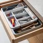 Joseph Joseph DrawerStore Expanding Cutlery, Utensil and Gadget Organizer in Grey and Stone, , large