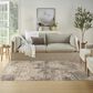 Nourison Sustainable Trends SUT04 5"3" x 7"3" Beige and Grey Area Rug, , large