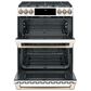 Cafe 30" Slide-In Gas Double Oven with Convection Range in Matte White with Brushed Bronze Handle, , large