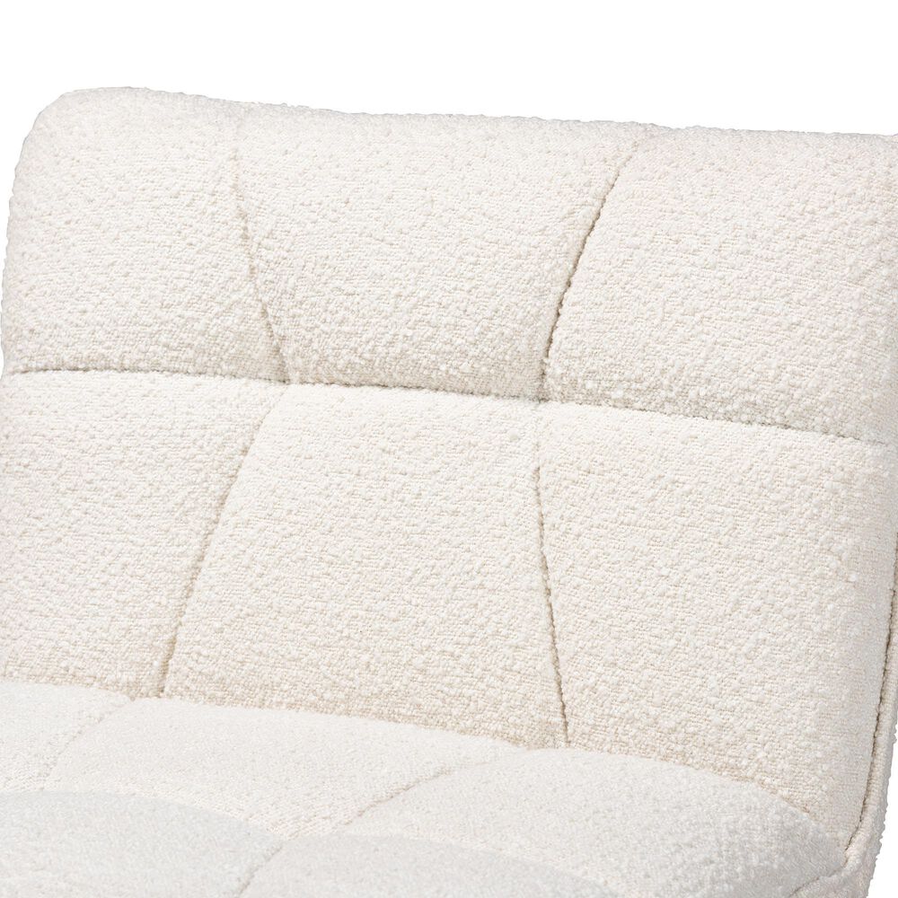 Baxton Studio Darielle Accent Chair in Cream, , large