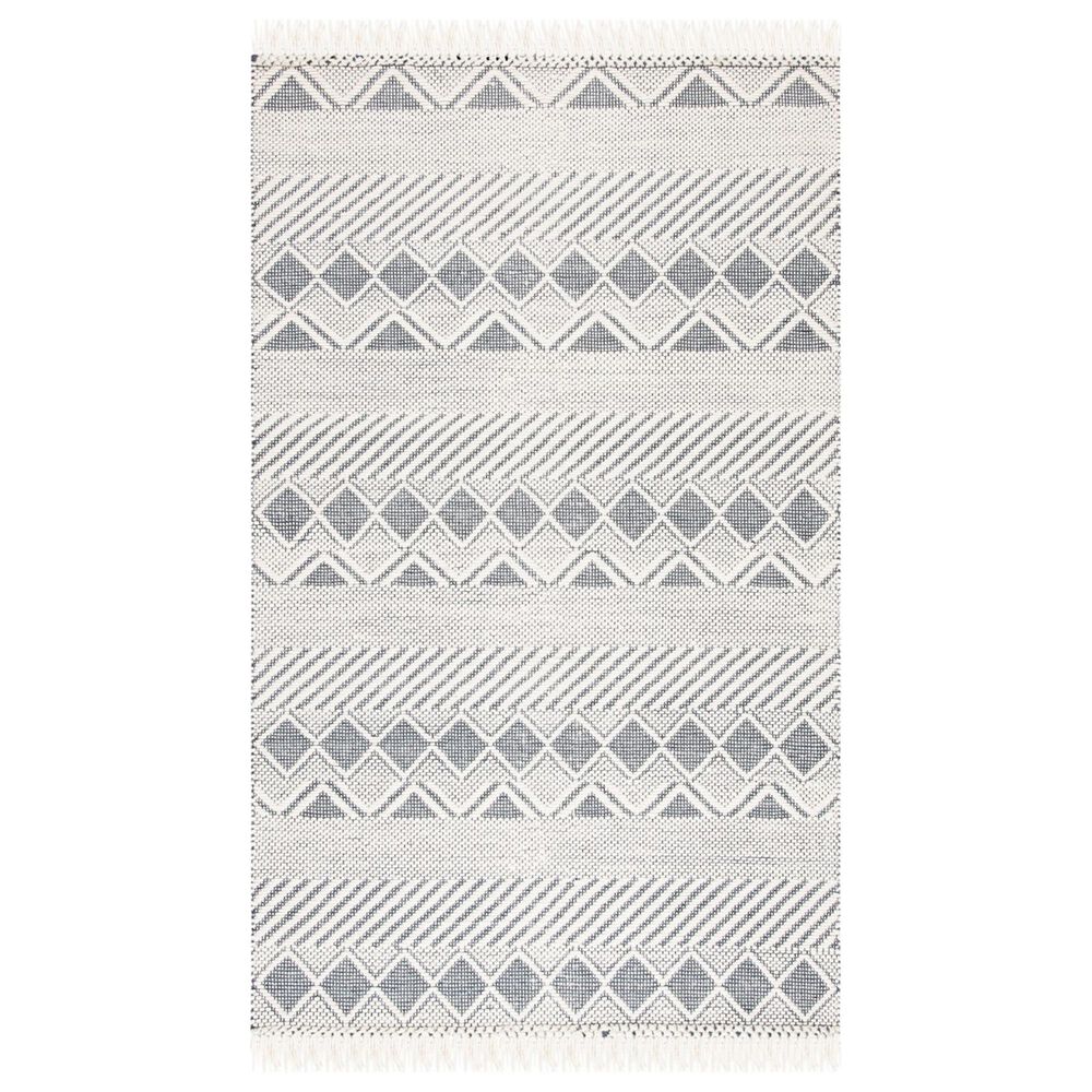 Safavieh Natura 3" x 5" Ivory and Charcoal Area Rug, , large