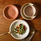 Gibson Home Corsica Clay 16-Piece Double Bowl Stoneware Reactive Glaze Dinnerware Set, , large