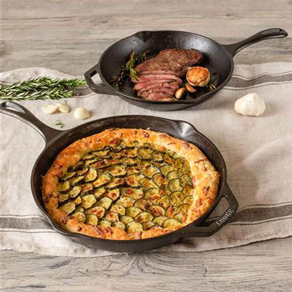 Lodge Chef 2-Piece Skillet Set in Black, , large