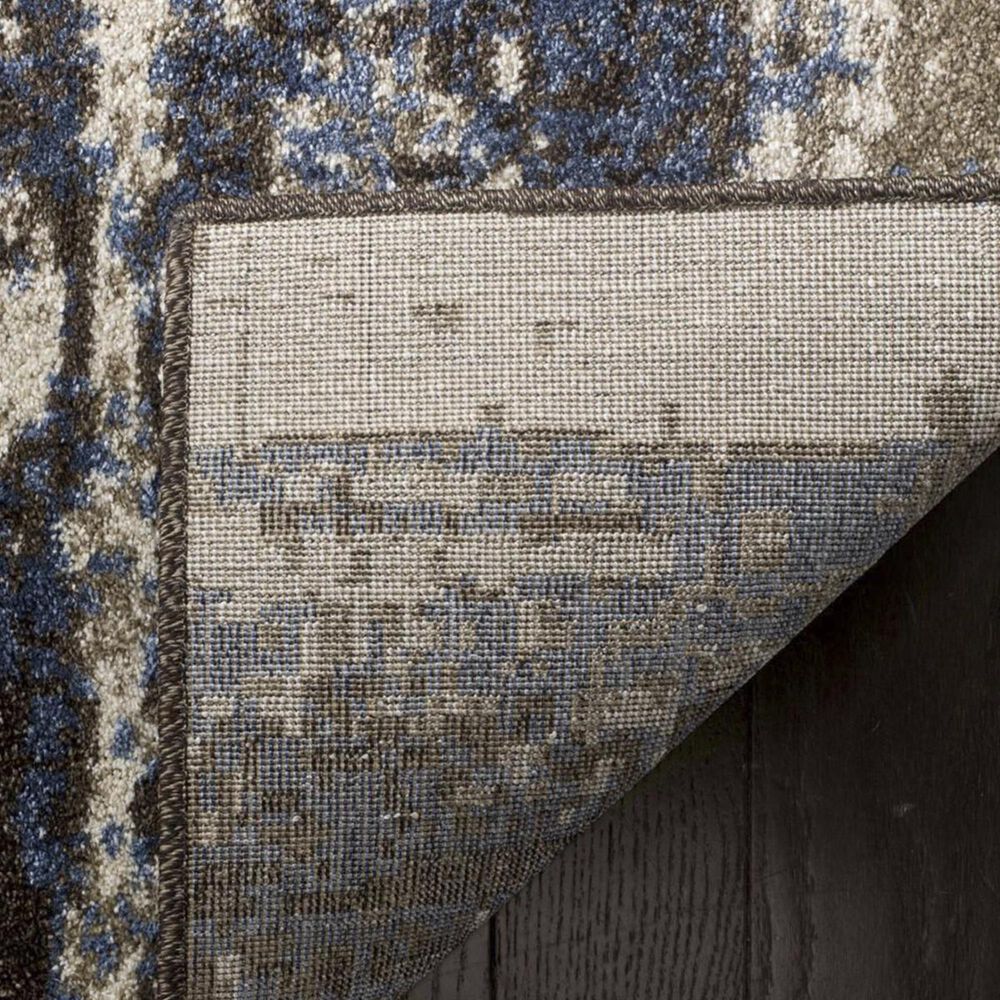 Safavieh Retro RET2138-1165 3&#39; x 5&#39; Cream and Blue Area Rug, , large