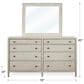 Riverside Furniture Laguna 8 Drawer Dresser and Mirror in Drift, , large