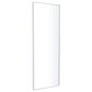 Maple and Jade 36" x 14" Rectangular Wood Wall Mirror with Thin Frame in White, , large