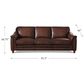 Hydeline Belfast 4-Piece Stationary Living Room Set in Caramel Brown, , large