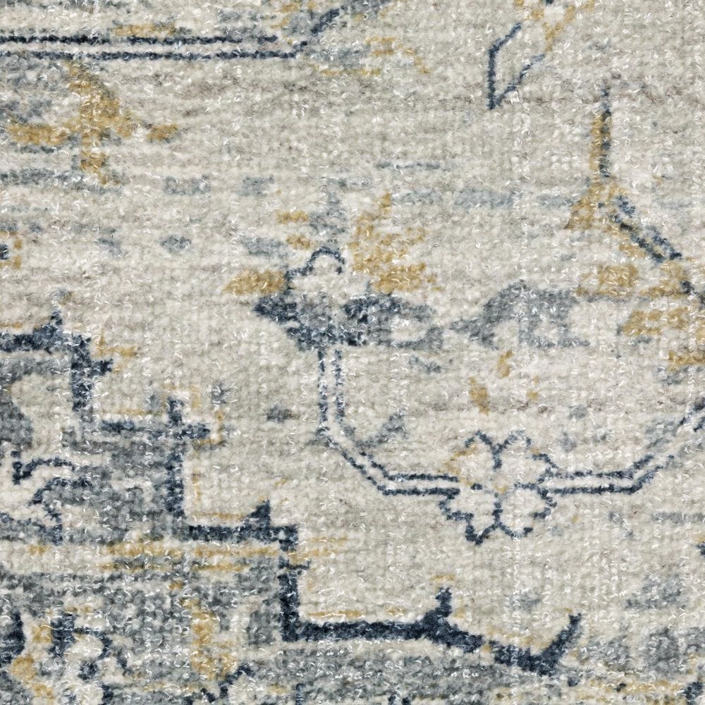 Oriental Weavers Windham Ivory and Gold 6&#39; x 9&#39; Area Rug, , large