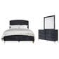New Heritage Design Kailani 3-Piece Queen Bedroom Set in Black and Gold, , large