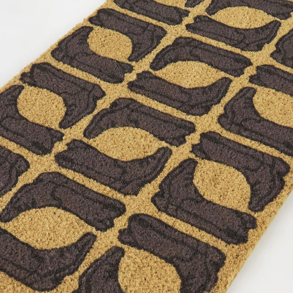 Balta Rugs Cowboy Boots Brown 1&#39;6&quot; x 2&#39;6&quot; Door Mat, , large