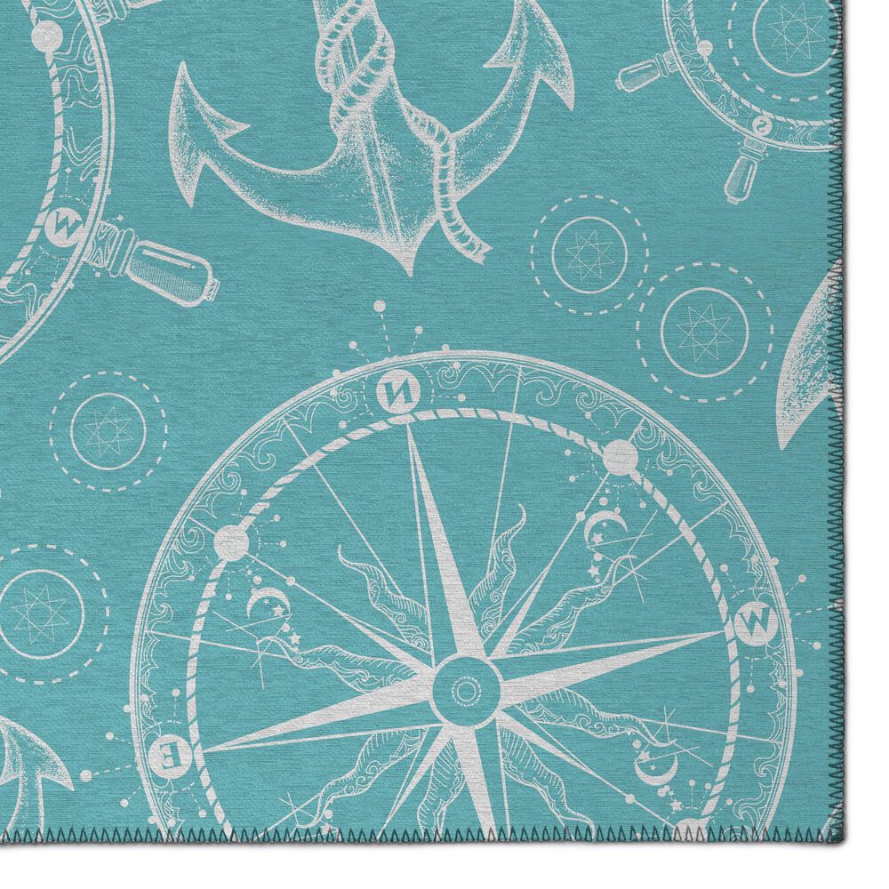 Dalyn Rug Company Harbor HA9 3&#39; x 5&#39; Ocean Indoor/Outdoor Area Rug, , large