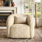 Jennifer Taylor Home Colt Swivel Arm Chair in Cream Beige, , large