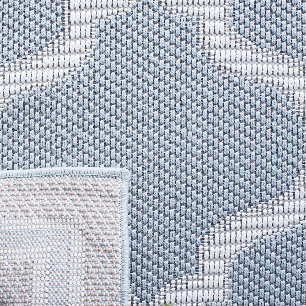 Safavieh Bermuda BMU810M 8&#39; x 10&#39; Light Blue and Ivory Indoor/Outdoor Area Performance Rug, , large