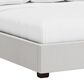 Bernhardt Morgan Queen Upholstered Panel Bed in White and Cream, , large
