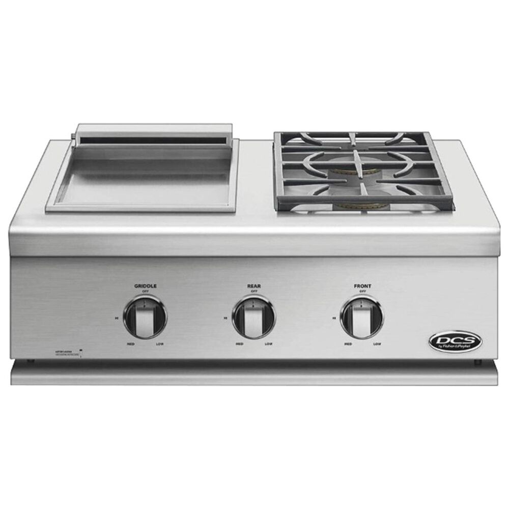DCS Liberty 30" Side Burner and Griddle Unit in Stainless Steel, , large