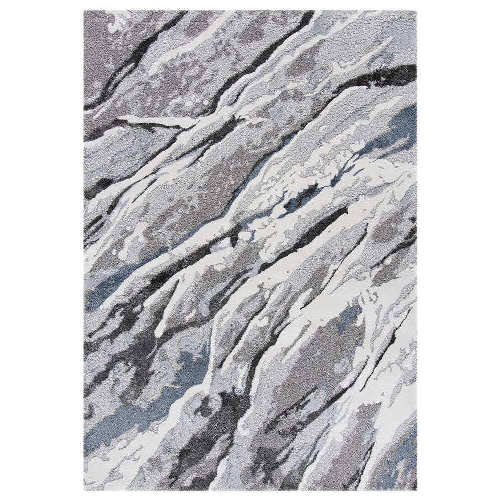 Safavieh Century CTY382F 2"7" x 5" Grey and Blue Area Rug, , large