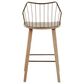Hearth and Haven Winston Counter Stool in White Washed and Antique Copper, , large