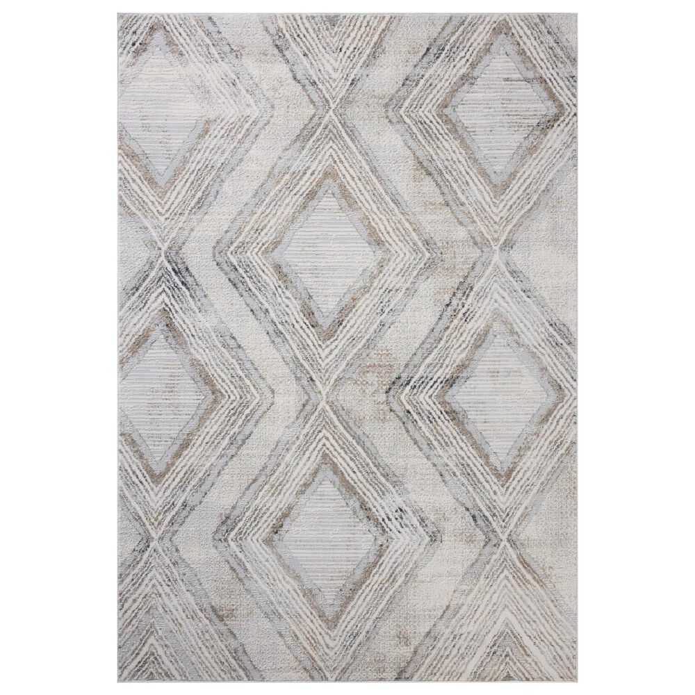 Loloi Hollis Mist and Natural 2"7" x 10" Runner, , large