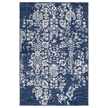 Surya Granada GND-2311 8" x 10" Dark Blue, Denim and Ivory Area Rug, , large