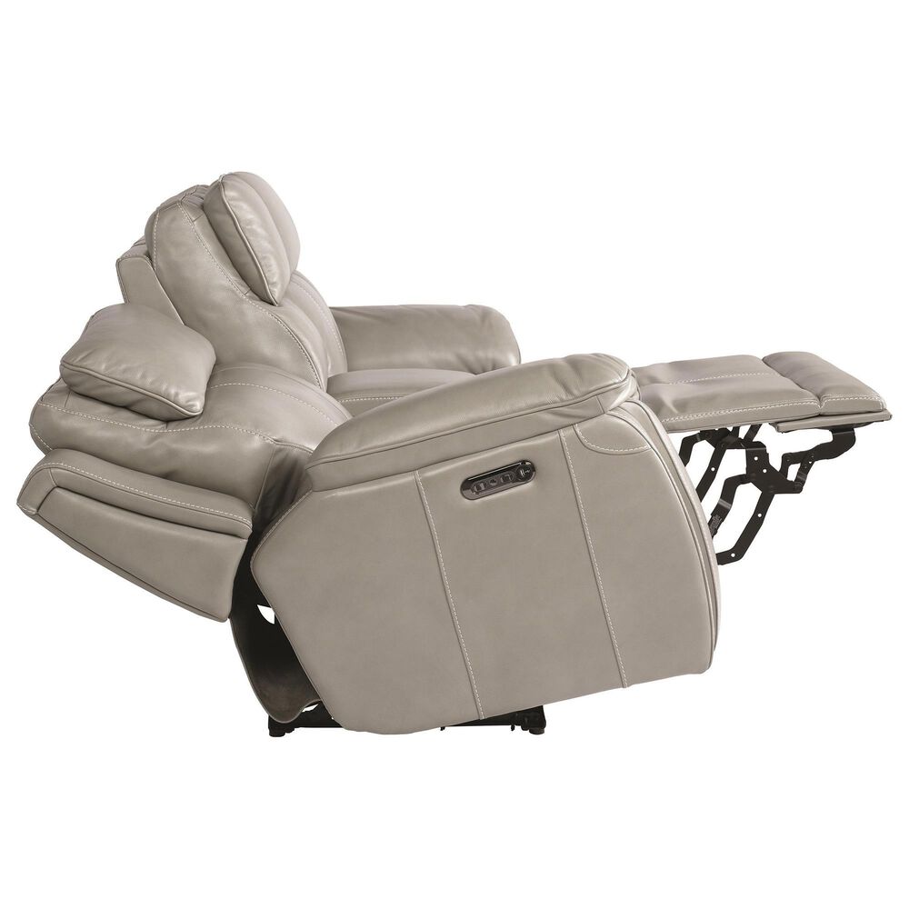 Bassett Levitate Power Reclining Console Loveseat in Nickel, , large