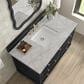 James Martin Vanities Lorelai 48" Single Vanity in Black Onyx with 3 CM Victorian Silver Quartz Top, , large
