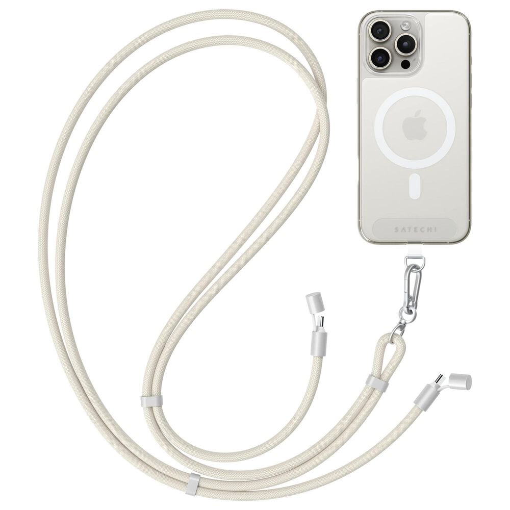 Satechi Onthego Crossbody USB-C Lanyard Cable in Sand, , large