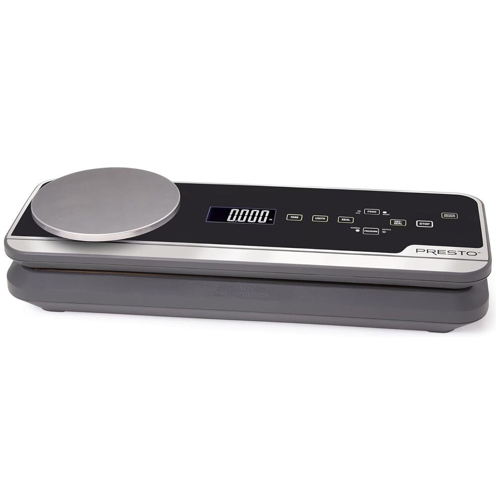 Presto FreshDaddy Premium Electric Vacuum with Digital Scale in Black, , large