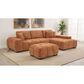 37B Octavia 2-Piece Stationary Right Facing Sectional with Chaise in Orange, , large
