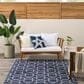Nourison Horizon HOZ01 Navy 5" x 7" Indoor/Outdoor Area Rug, , large