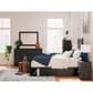 Ashley Hollivern Twin Panel Bed with Storage in Dark Gray, , large