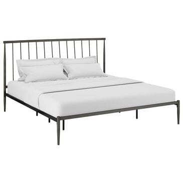 Richlands Furniture Kent King Platform Bed in Oiled Bronze, , large