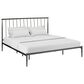 Richlands Furniture Kent King Platform Bed in Oiled Bronze, , large