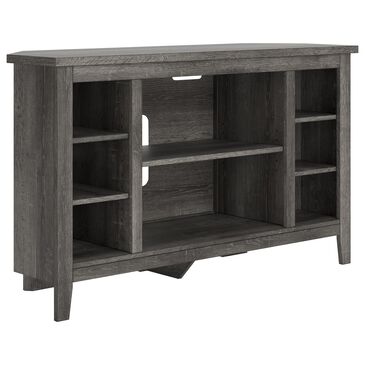 Ashley Arlenbry 48"" Corner TV Stand in Weathered Oak, , large
