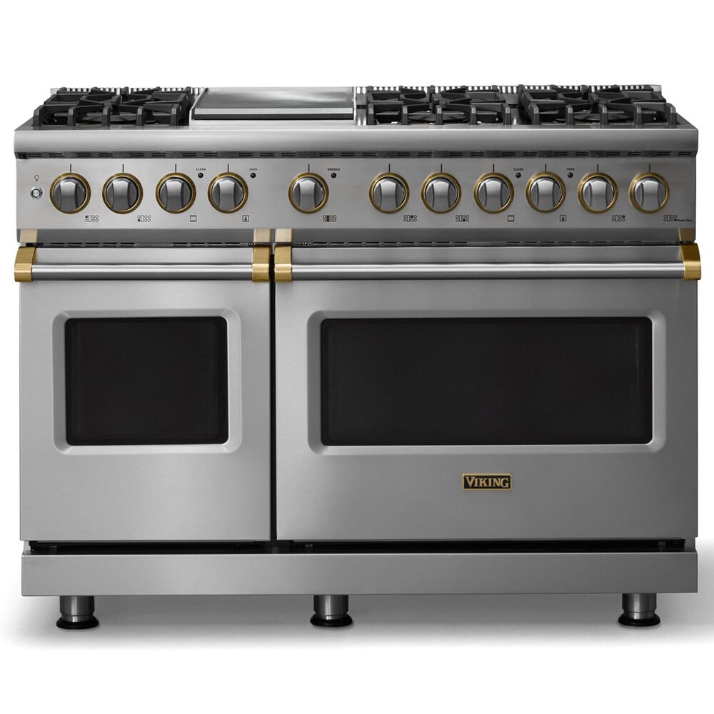 Viking Range 7.3 Cu.Ft. Freestanding Dual Fuel Range with 6 Burners in Stainless Steel, , large
